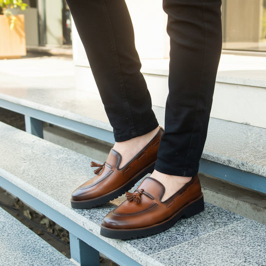 Artisans Handmade Roma Penny Italia Leather Loafers - 25038