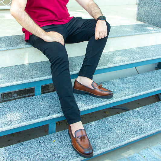 Artisans Handmade Roma Penny Italia Leather Loafers - 25038