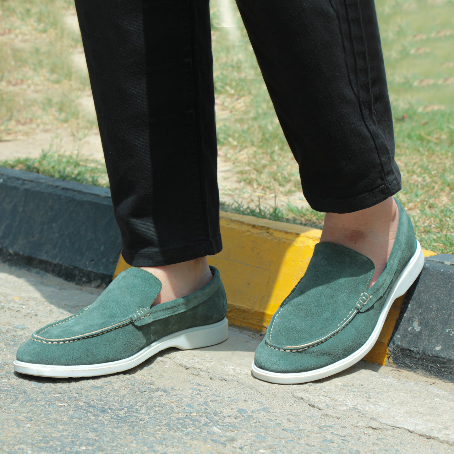 Artisans Handmade Premium Suede Leather Shoes-11008