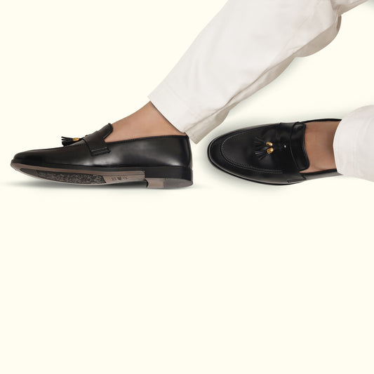 Artisans Handmade Men Semi Formal Tassel Leather Shoes - 25002