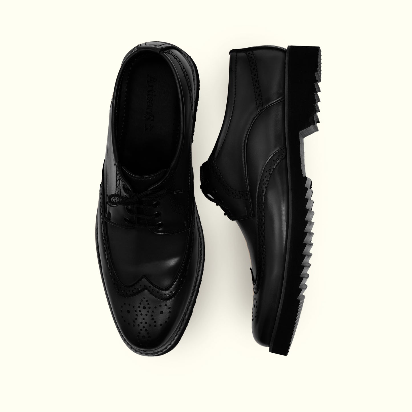 Artisans Handmade Men Luxury Brogue Leather Shoes - 25012