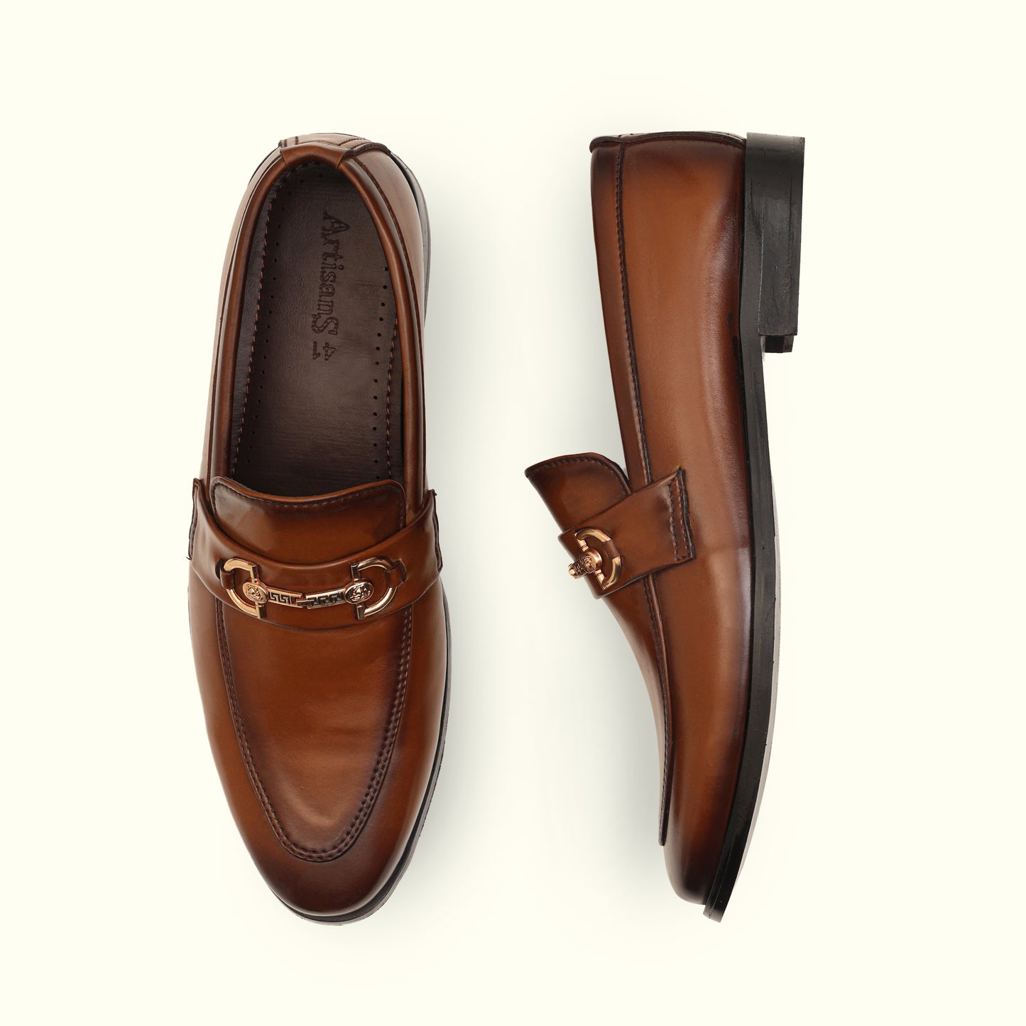 Artisans Handmade Semi Formal Relaxed Leather Shoes - 25016