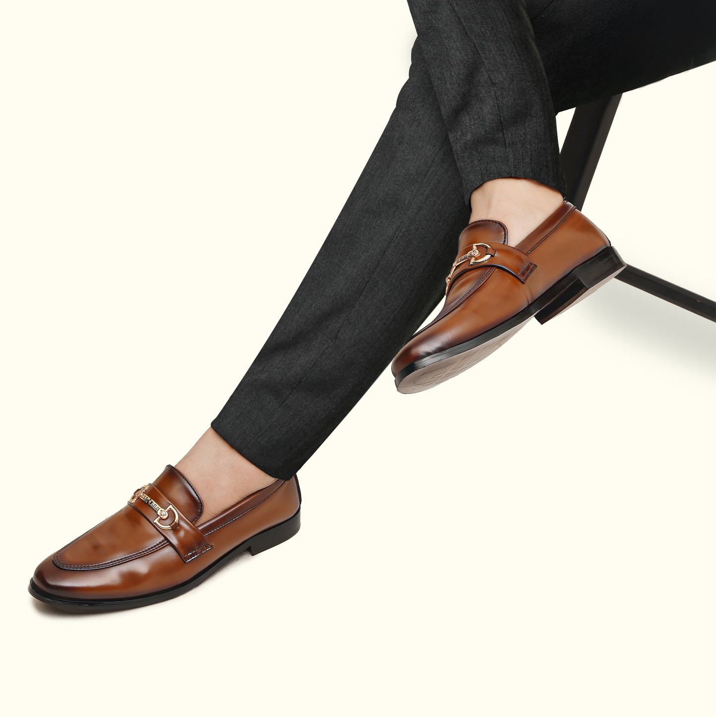 Artisans Handmade Semi Formal Relaxed Leather Shoes - 25016