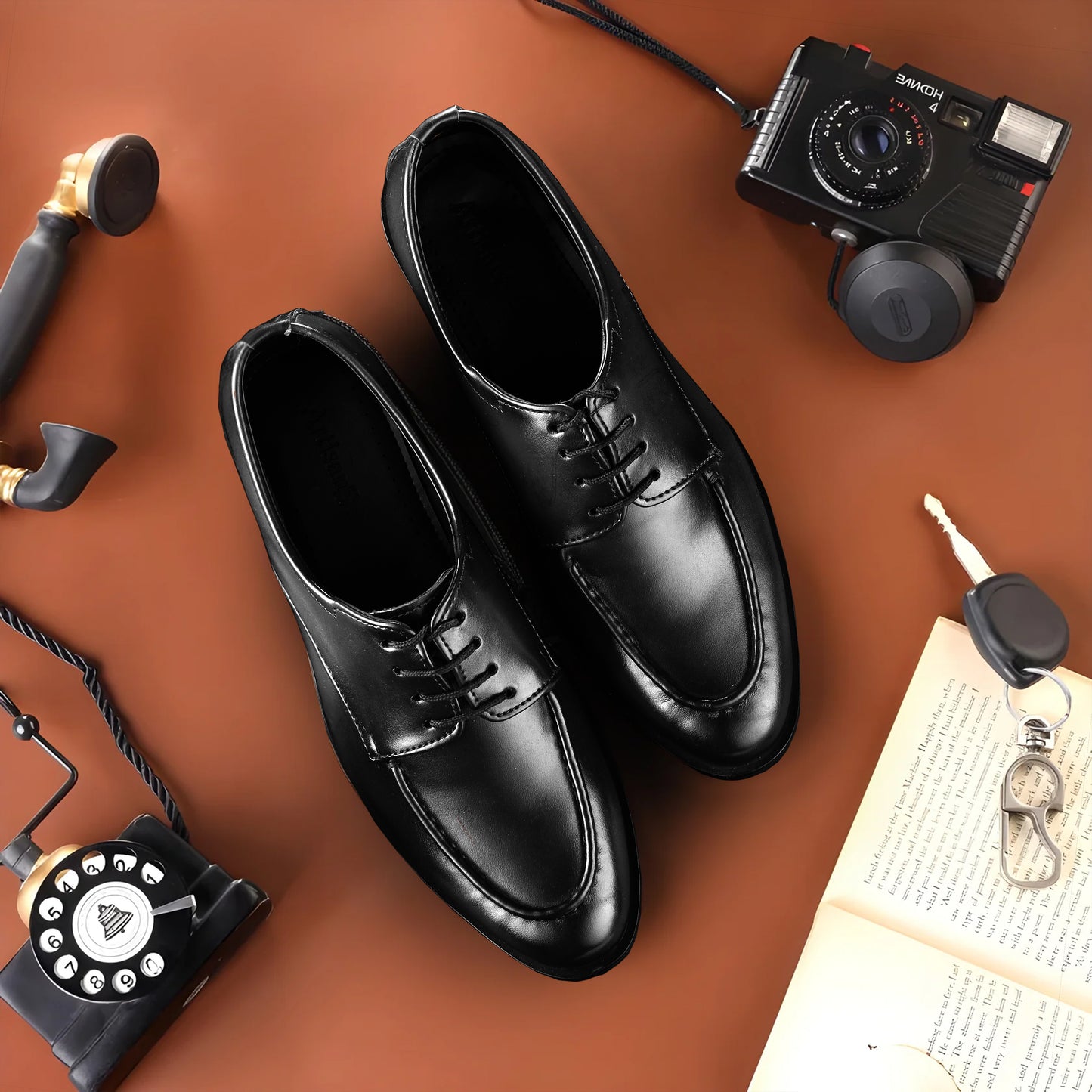 Artisans Handmade Leather Formal Coffee Oxford Dress Shoes - 25027