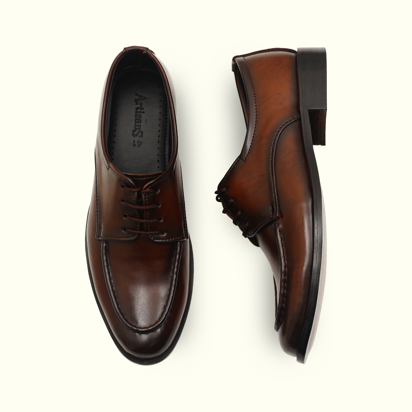 Artisans Handmade Leather Formal Coffee Oxford Dress Shoes - 25027