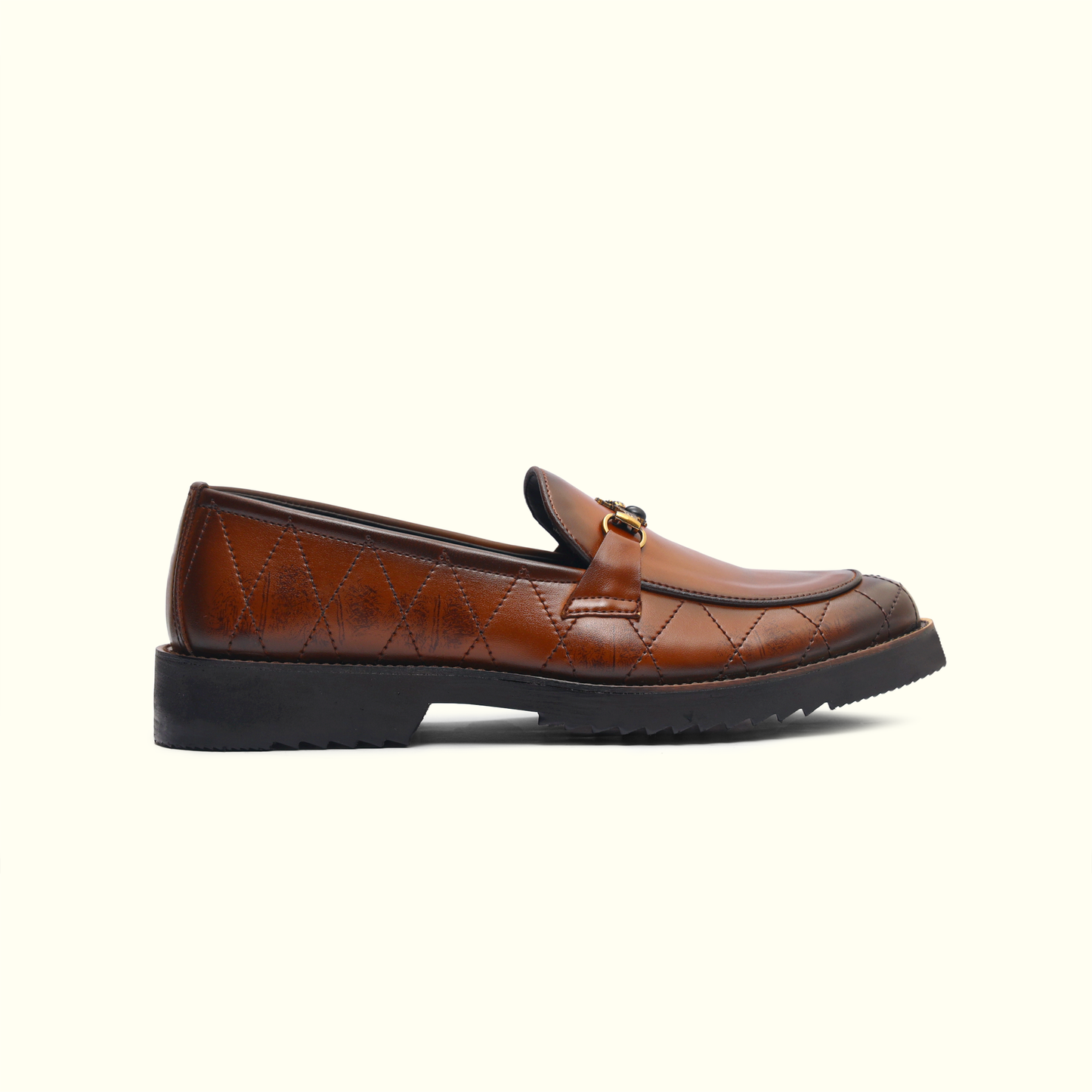 Artisans Handmade Men Smart Stride Leather Penny Loafers - 25029