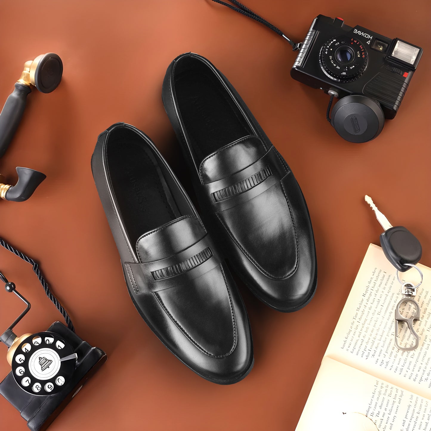 Artisans Handmade Italian Styled Pointed Toe Leather Shoes - 25031