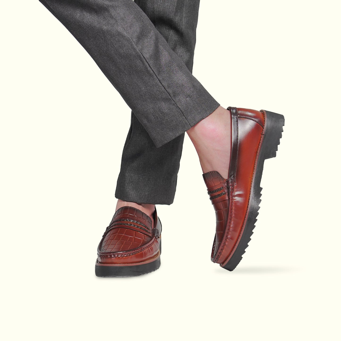 Artisans Handmade Leather Allure Penny Loafers - 25044