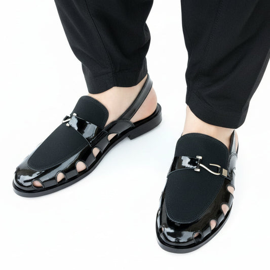 Artisans Handmade Fashion Men's Breathable Lightweight Flats Driving Kheri Chapal- 5502