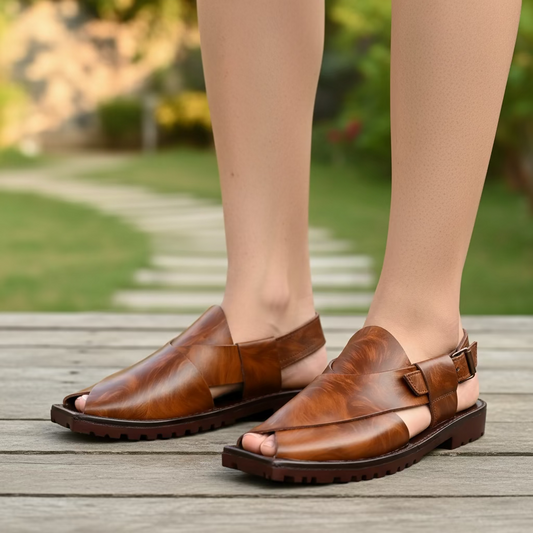 Artisans Handmade Elite Brown Khairi - 5523