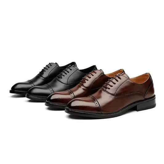 Artisans Handmade Formal Italian Style Leather Oxford Shoes-25048