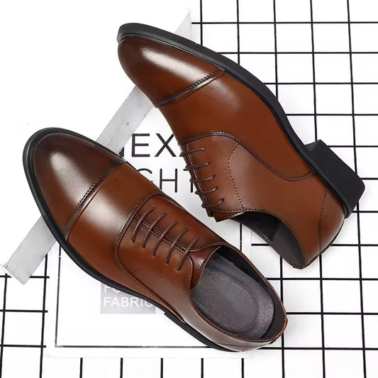 Artisans Handmade Wingtip Classic Leather Oxford Shoes - 25046