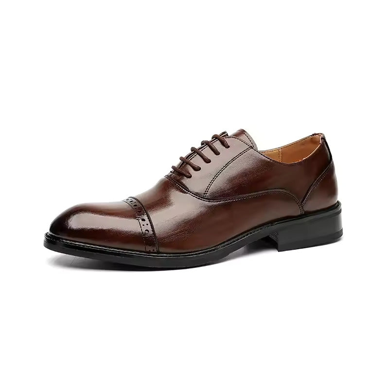 Artisans Handmade Formal Italian Style Leather Oxford Shoes-25048
