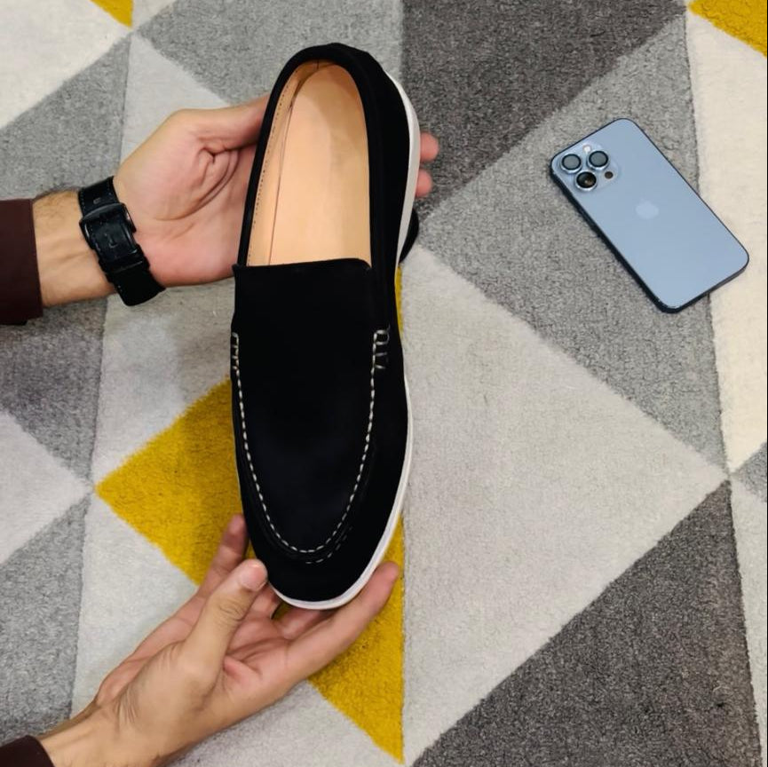 Artisans Handmade Premium Suede Leather Shoes-11010