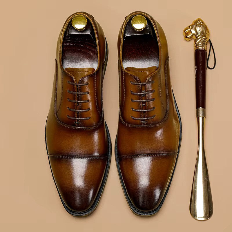 Artisans Handmade High Quality Oxford Leather Shoes - 11005 CBA