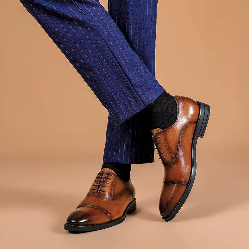 Artisans Handmade High Quality Oxford Leather Shoes - 11005 CBA