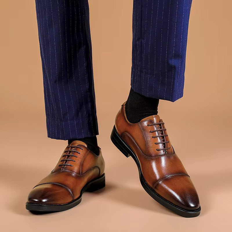 Artisans Handmade High Quality Oxford Leather Shoes - 11005 CBA