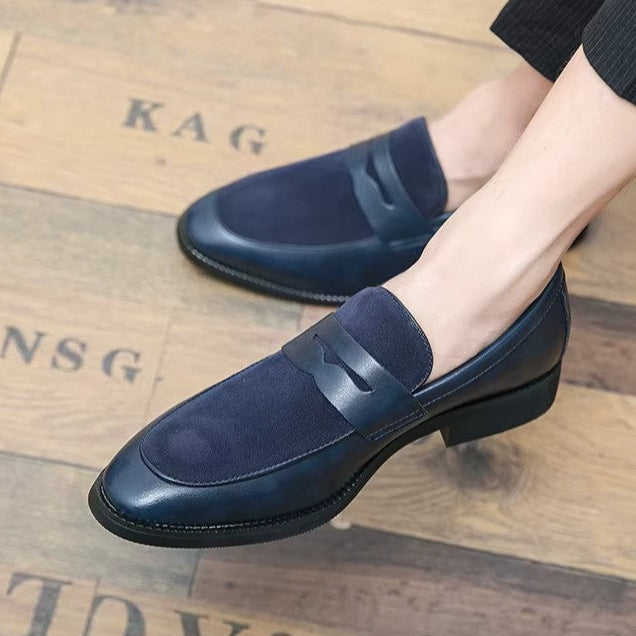 Artisans Handmade Comfortable Leather Casual Shoes Pointed Toe Loafers - 11002 CBA