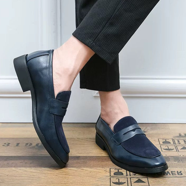 Artisans Handmade Comfortable Leather Casual Shoes Pointed Toe Loafers - 11002 CBA
