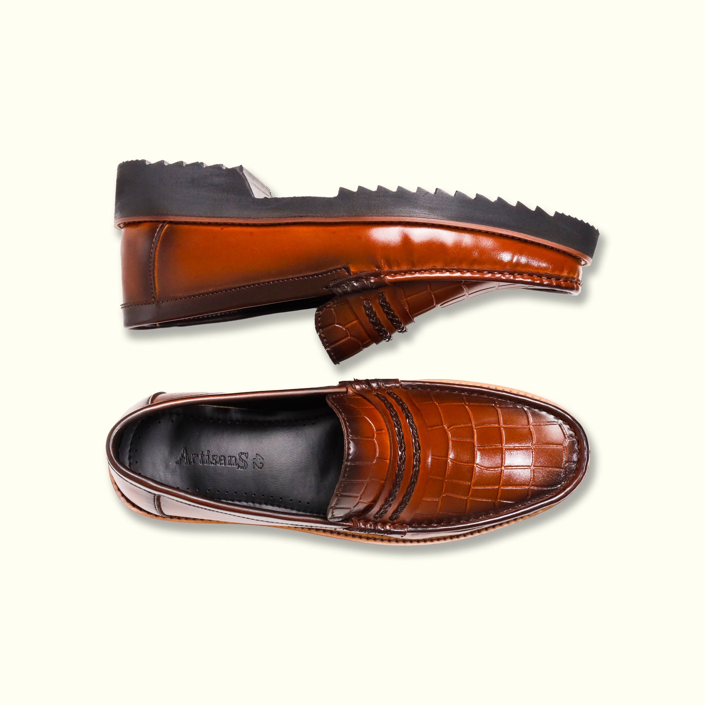 Artisans Handmade Leather Allure Penny Loafers - 25044