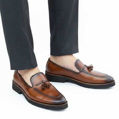 Artisans Handmade Roma Penny Italia Leather Loafers - 25038