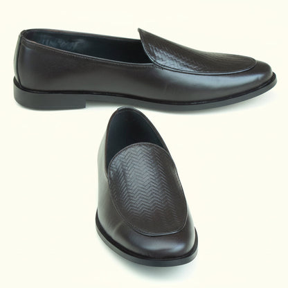 Artisans Handmade Premium Knitted Leather Moccasin - 11001 CBA