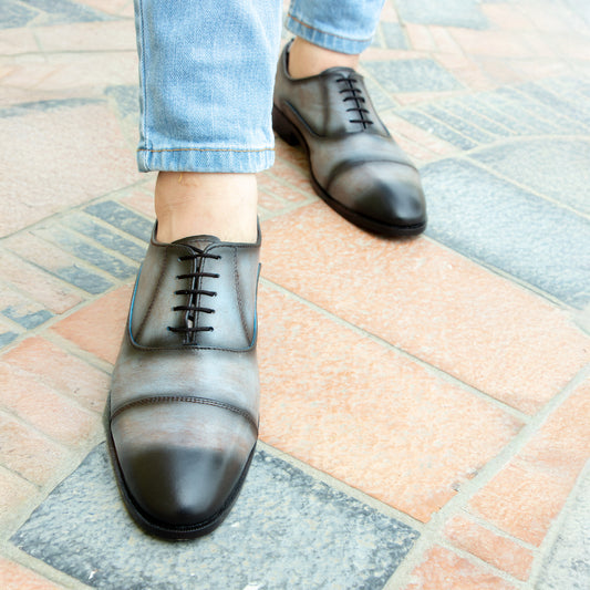 Artisans Handmade Leather Oxford Formal Wear Shoes- 11009