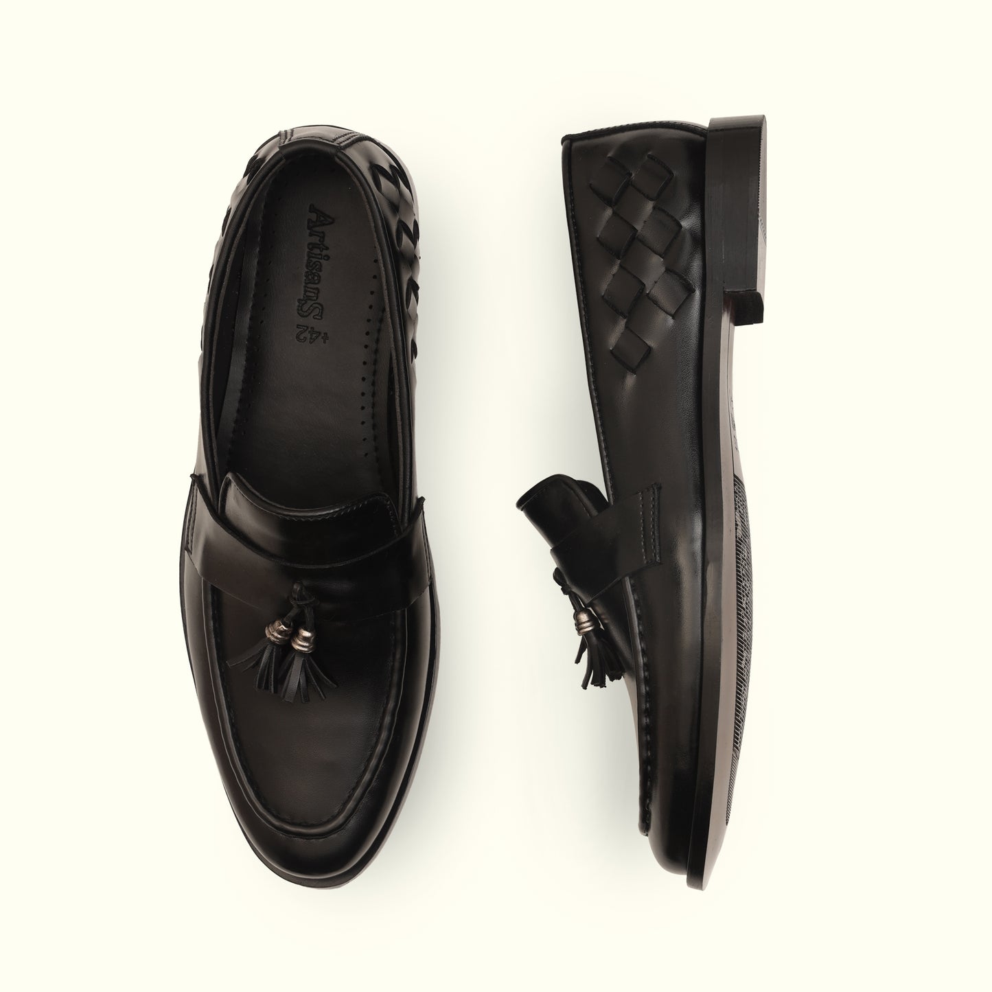 Artisans Handmade Leather Tassel Loafers - 25011