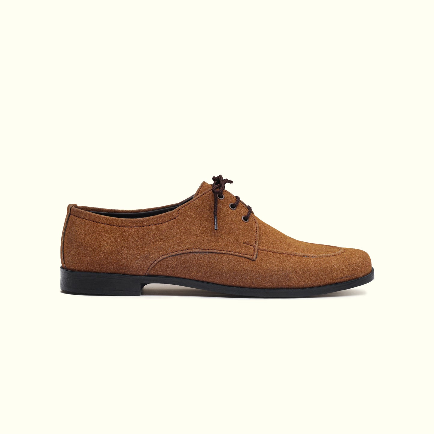 Artisans Handmade Camel Suede Leather Shoes- 25021