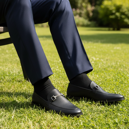 Artisans Handmade Leather Fashioned Sparkled Dress Shoes - 25030