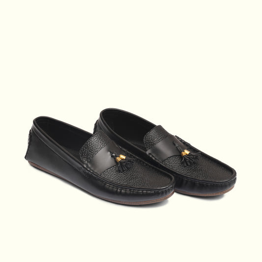 Artisans Handmade Pure Leather Classic Tassel Slip-on Loafers -35005