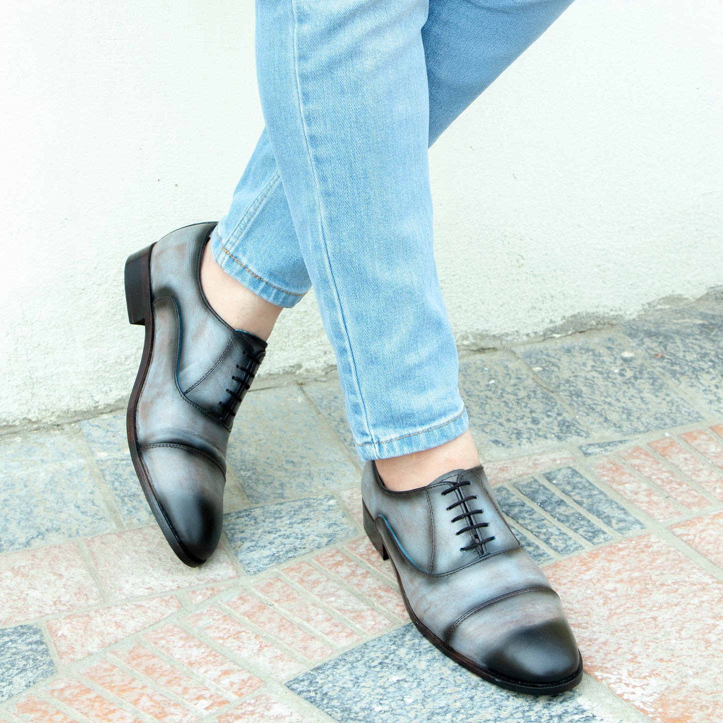 Artisans Handmade Leather Oxford Formal Wear Shoes- 11009