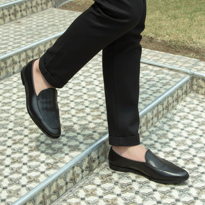 Artisans Handmade Premium Knitted Leather Moccasin - 11001 CBA