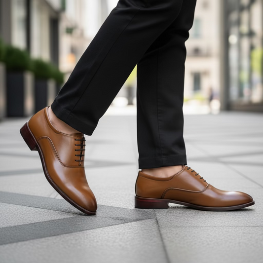 Artisans Handmade All  Leather Oxford Formal Classic Shoes - 11011