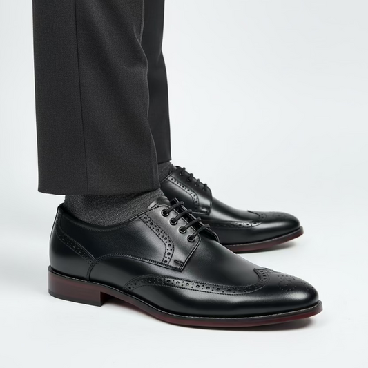 Artisans Handmade Men All Premium Leather Brogue Leather Shoes - 25022