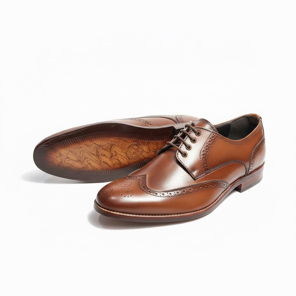 Artisans Handmade Men All Premium Leather Brogue Leather Shoes - 25023