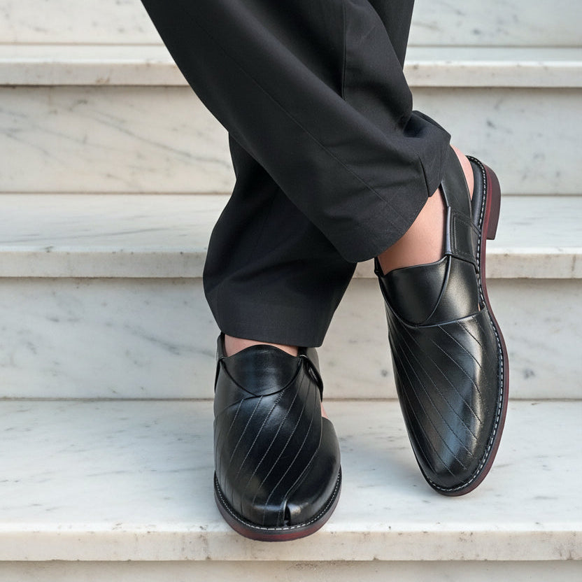 Artisans Handmade Stitched Lining Leather Kheri chappal - 5514