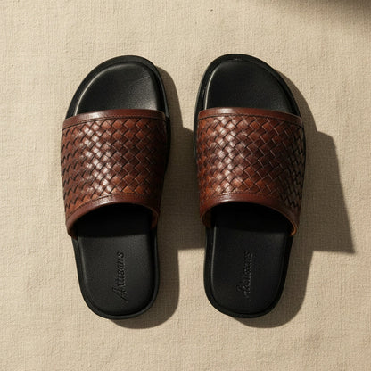 Artisans Handmade Leather Proii Slippers-5507
