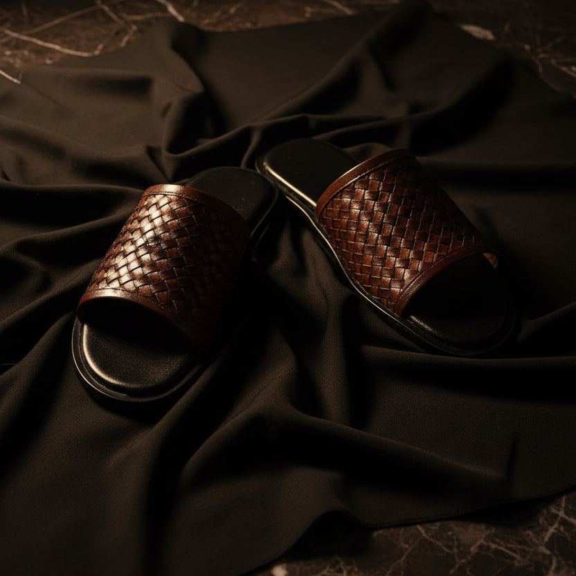 Artisans Handmade Leather Proii Slippers-5507