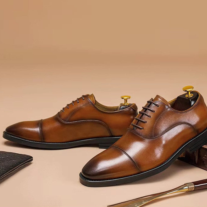 Artisans Handmade High Quality Oxford Leather Shoes - 11005 CBA