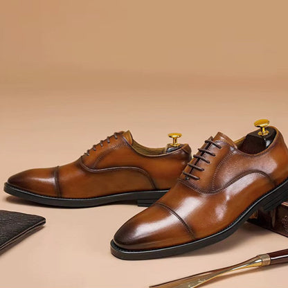 Artisans Handmade High Quality Oxford Leather Shoes - 11005 CBA