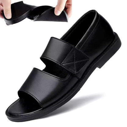 Artisans Handmade Men Non-slip Leather Summer Sandals - 4002 CBA
