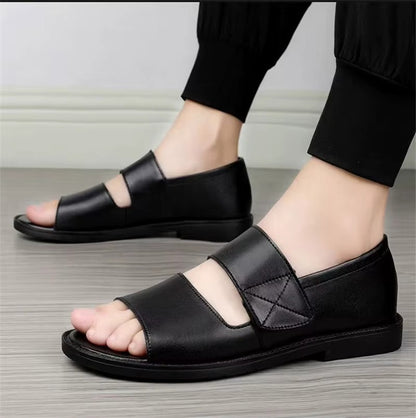 Artisans Handmade Men Non-slip Leather Summer Sandals - 4002 CBA