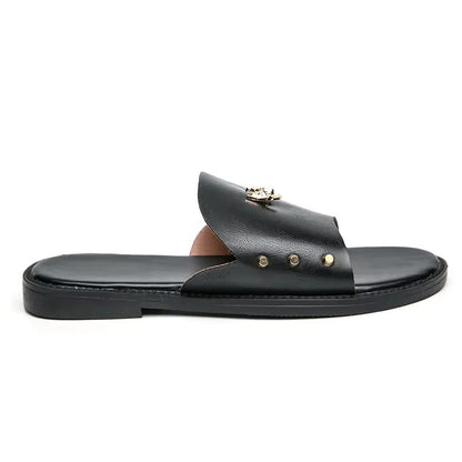 Artisans Handmade Casual One Word Flat Heel Slippers - 4001 CBA