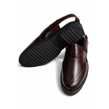 Artisans Handmade High Sole Leather Khairi- 5508